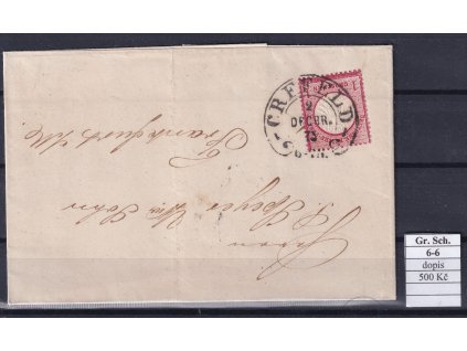 Hufeisenstempel 6-6 gr. Schild dopis