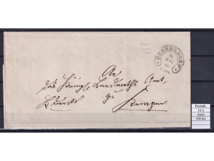 Hufeisenstempel 11-1 Portofrei dopis