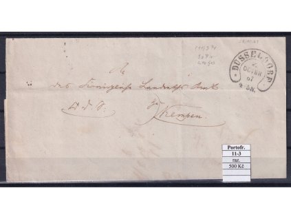 Hufeisenstempel 11-3 Portofrei dopis