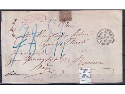 Hufeisenstempel 12-3 Portofrei dopis