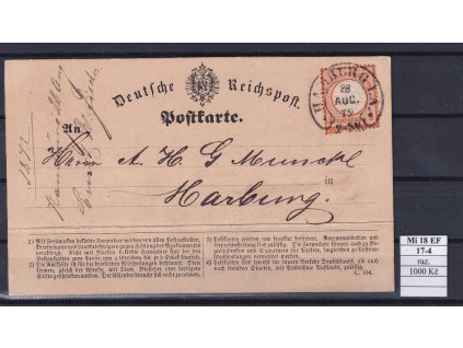 Hufeisenstempel 17-4 gr. Schild dopis