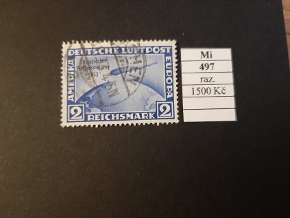 Deutsches Reich Mi 497 razítkované