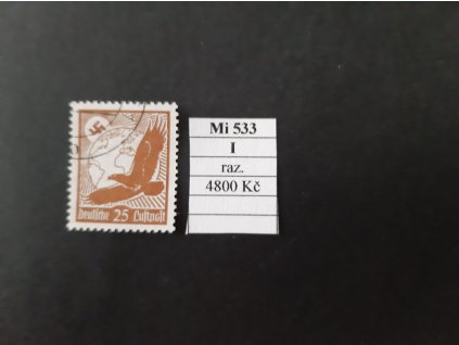 Deutsches Reich Mi 533 I razítkované
