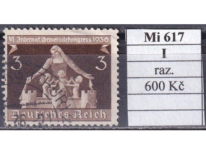 Deutsches Reich Mi 617 I razítkované