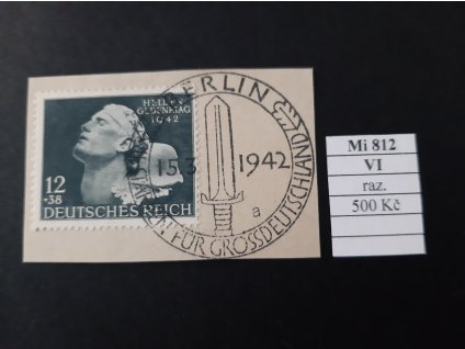 Deutsches Reich Mi 812 VI razítkované