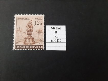 Deutsches Reich Mi 886 II razítkované