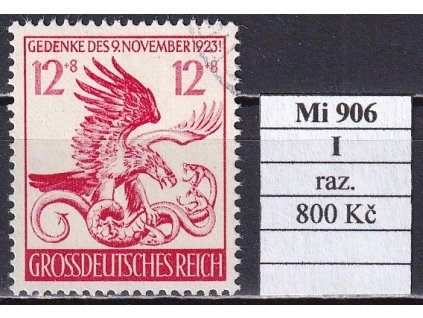 Deutsches Reich Mi 906 I razítkované