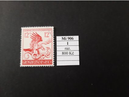 Deutsches Reich Mi 906 I razítkované