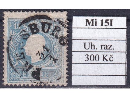 Rakousko Mi 15 I Uhorské razítko