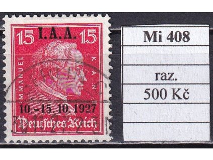 Deutsches Reich Mi 408 razítkované