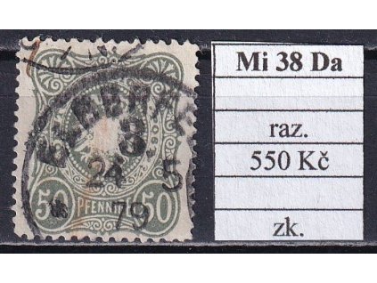 Deutsches Reich Mi 38 Da razítkované zkoušené