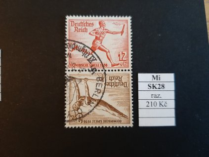 Deutsches Reich Mi SK 28 razítkované