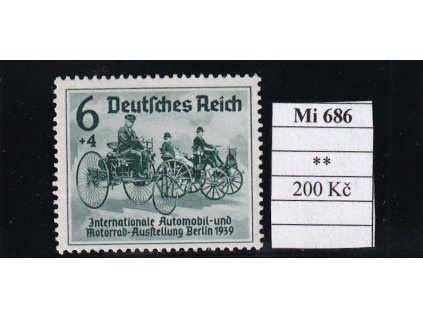 Deutsches Reich Mi 686 svěží