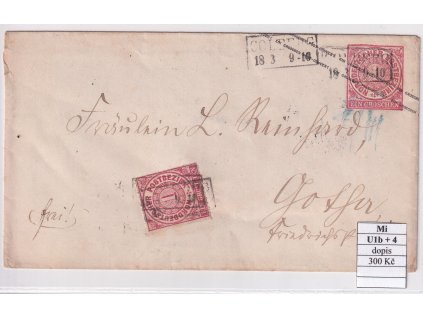 NDP Mi U1b + 4 celinová obálka