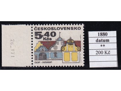 ČSR II 1880 datum svěží