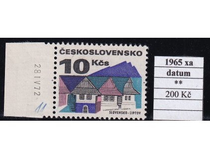 ČSR II 1965 xa datum svěží