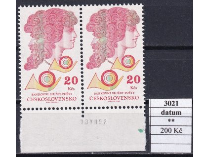 ČSR II 3021 datum svěží