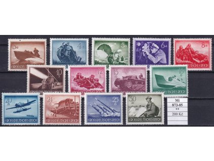 Deutsches Reich Mi 873-85 svěží