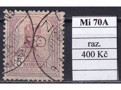 Maďarsko Mi 70 A razítkované
