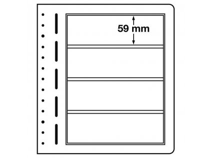 LB listy zn. Leuchtturm - 4 kapsy