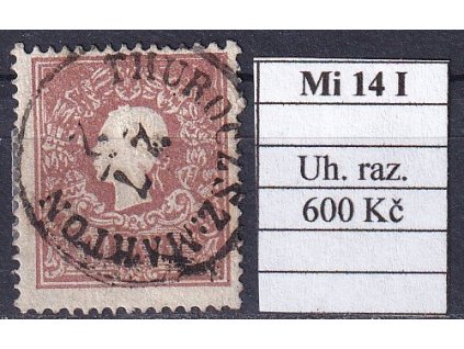 Rakousko Mi 14 I Uhorské razítko