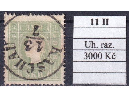 Rakousko Mi 11 II Uhorské razítko