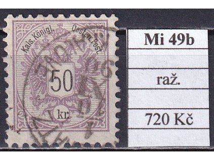 Rakousko Mi 49 b razítkované