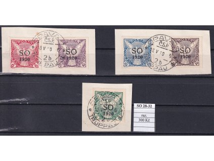 ČSR I SO 28-32 razítkované