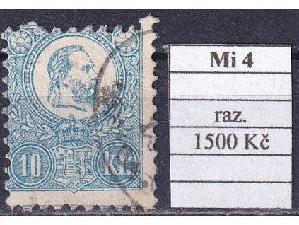 Maďarsko Mi 4 razítkované