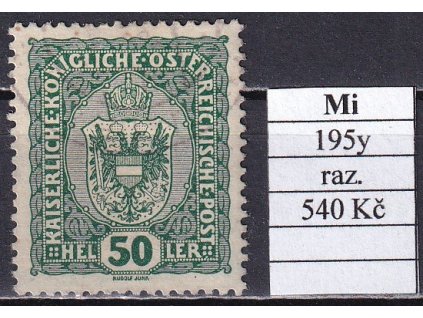 Rakousko Mi 195 y razítkované
