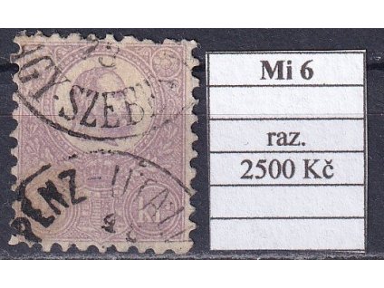 Maďarsko Mi 6 razítkované