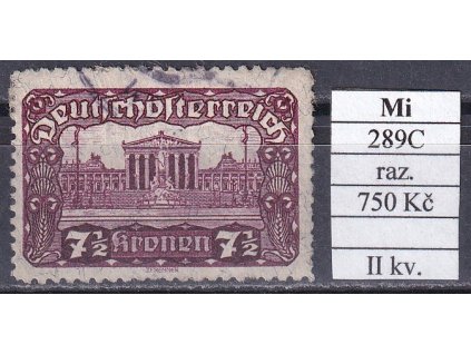 Rakousko Mi 289 C razítkované 2. kvalita