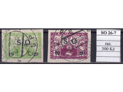 ČSR I SO 26-7 razítkované