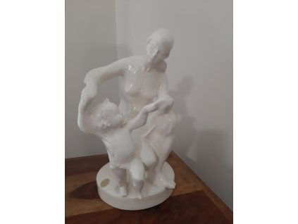 Keramická plastika "Matka s dítětem" - Jihokera