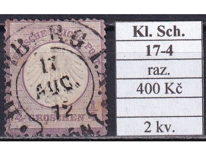 Hufeisenstempel 17-4 Kl. Schild razítkované 2. kvalita
