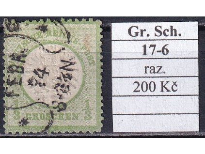 Hufeisenstempel 17-6 Gr. Schild razítkované