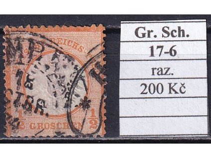 Hufeisenstempel 17-6 Gr. Schild razítkované
