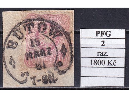 Hufeisenstempel 2 PFG razítkované