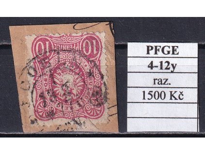 Hufeisenstempel 4-12y PFGE razítkované