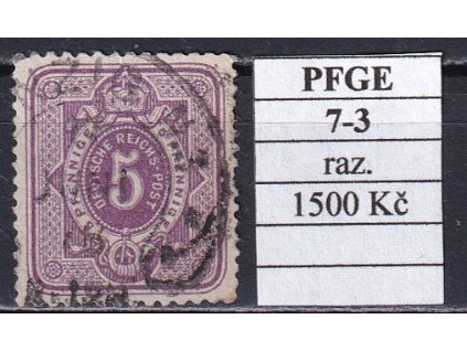 Hufeisenstempel 7-3 PFGE razítkované