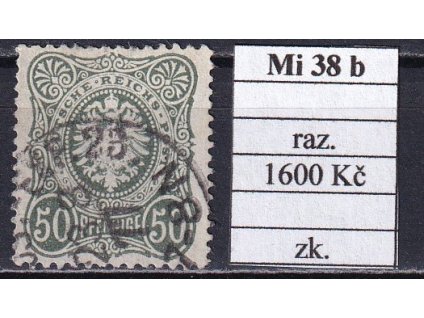 Deutsches Reich Mi 38 b razítkované zkoušené
