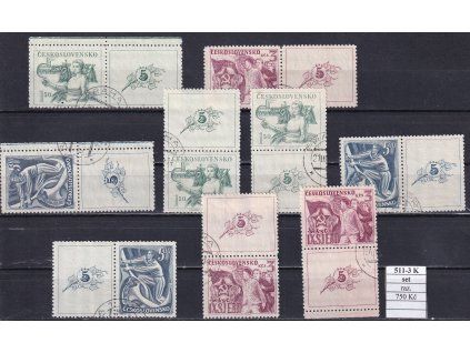 ČSR II 511-3 K set razítkované