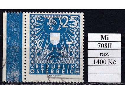 Rakousko Mi 708 II razítkované