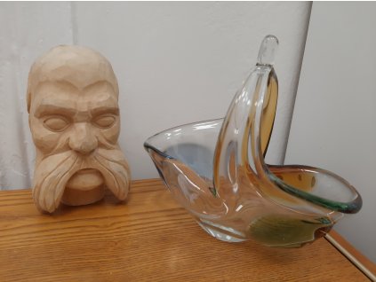 Košík z hutního skla - kolekce Rhapsody, K. Zemek