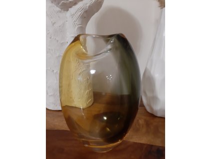 Krásná váza z foukaného skla - Art Glass PRINC