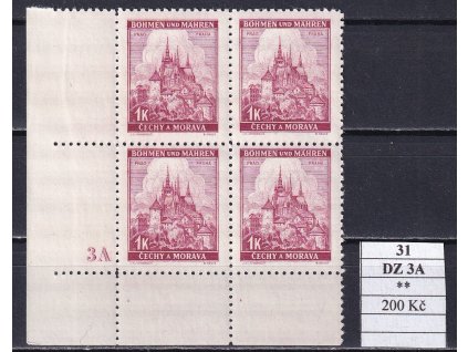 Protektorát 31 DZ 3A svěží