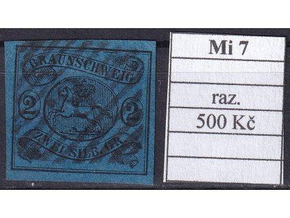 Braunschweig Mi 7 razítkované