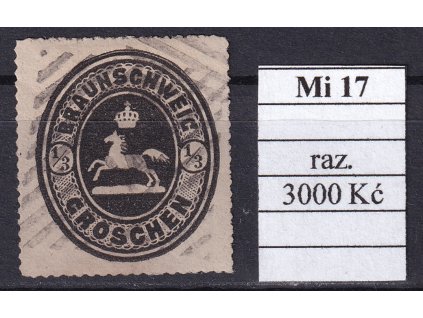 Braunschweig Mi 17 razítkované