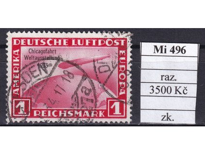 Deutsches Reich Mi 496 razítkované