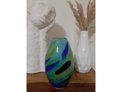 Nádherná váza z foukaného skla - Art Glass PRINC